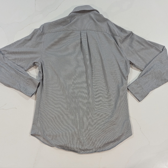 Peter Millar Constellation Sport Mens M Shirt Button-Up Micro Dots Long Sleeve - Picture 4 of 6